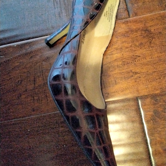 KAREN SCOTT Pumps | Leather ▪︎ Wine color - Picture 4 of 9